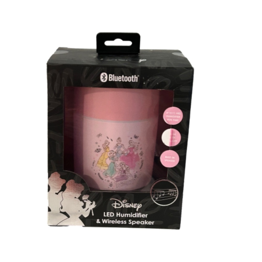 New Disney Princess LED Humidifier and Wireless Bluetooth Speaker